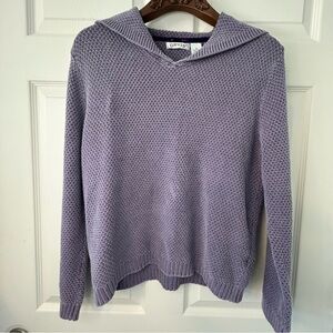 ORVIS Medium Soft Purple Sweater with Cowl Neck, 💯 Cotton